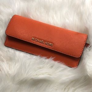 Micheal Kors Orange Wallet